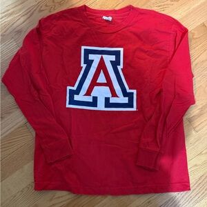 University of Arizona Red Long Sleeve Shirt. Bear Down!